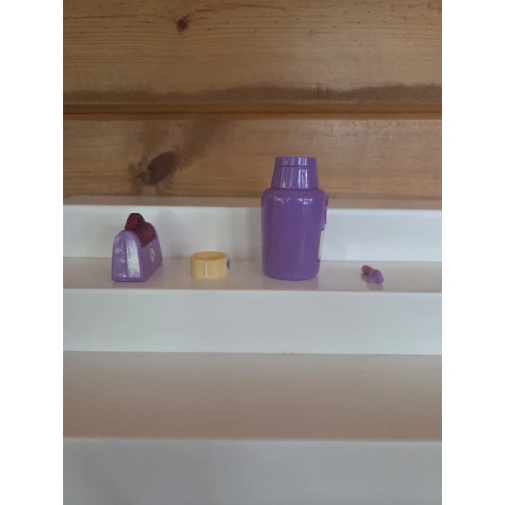 Doc McStuffins Replacement Medical Bag Small 4 Instruments‎ Purple Glitter Small